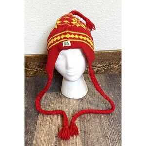 Vintage Moriarty Knit Wool Ski Hat Snowboard Winter Beanie Handcrafted Vermont